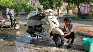 Honda Activa Washing | 4K