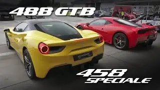 COMPARISON | FERRARI 488 GTB - 458 SPECIALE NOVITEC | REV BATTLE