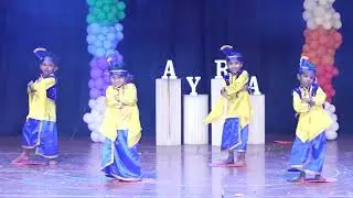 Compeering by Vihaan Sanjay for Punjabhi group dance by lil cuties of Nursery batch 2025