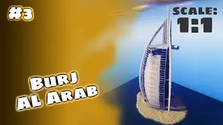 How to rebuild the Burj Al Arab on a 1:1 scale #3 - Minecraft Tutorial