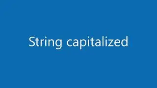 JavaScript How to capitalize string?
