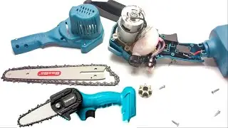 Mini Cordless Chainsaw  what is inside Makita Battery #chainsawman #battery #makita