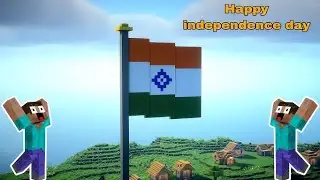 I build India flag in Minecraft Jay hind 