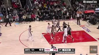 Keldon Johnson - 17 Points, 5 Assists, 7 Rebounds vs Rockets - 2025-26 Regular Season
