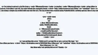 Extract zip file to TStream using zlibar in Lazarus