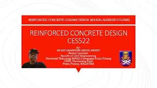 REINFORCED CONCRETE BIAXIAL SLENDER COLUMN DESIGN