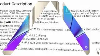 Samsung Galaxy Note 5 N920i 32GB Gold Factory Unlocked GSM - International.mp4