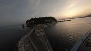 Isola di Nisida , porto di Nisida , FPV DRONE FOOTAGE
