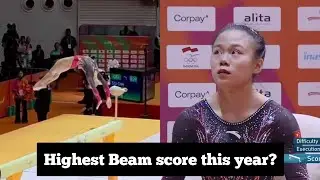 🥇 Zhang Qingying 🇨🇳 wins BEAM GOLD 🥇 - World Championships 2025
