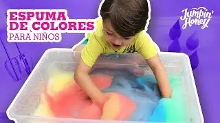 ESPUMA DE COLORES  - Actividades Sensoriales para niños