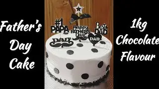 Father&rsquo;s Day special cake| how to make Father&rsquo;s Day cake| papa ke liye surprise cake banaye #viral