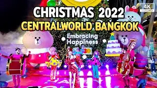 Bangkok Best Christmas Celebration Venue at CentralWorld 2022 [4K]