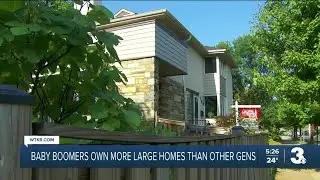 Why baby boomers won't sell their large homes