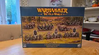 Unboxing Grand Cathay Battalion- Warhammer The Old World