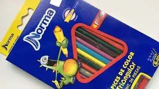 Lápices de colores Norma de 36 piezas - 🔺Review🔻- StephanieVlog