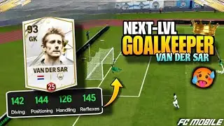 Next level GOALKEEPER? 🥵 | VAN DER SAR review🔥 | Fc mobile