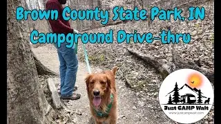 Brown County Indiana State Park Campground Drive Thru