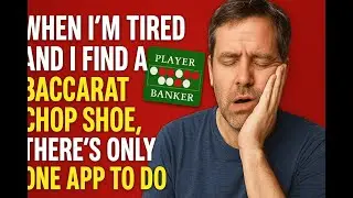 Tired but Winning | Best Baccarat Chop Shoe App Revealed