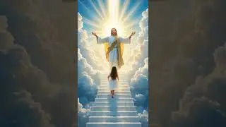 ❤️ Baby Runs to Hug Jesus &ndash; A Touching Moment! 🙏✨ #god #jesus #jesuschrist #prayer #shorts