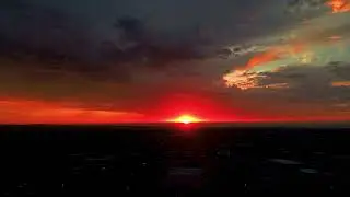 09/17/2025 Sunset Hyperlapse=The calm before the storm.   DJI Air3