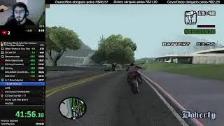 GTA SAN ANDREAS NMG SPEEDRUN - TREINANDO SAN FIERRO ATE FICAR BOM!