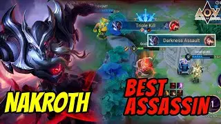 BEST ASSASSIN &ndash; SOLO RANK NAKROTH GAMEPLAY | AoV | 傳說對決 | RoV | Li&ecirc;n Qu&acirc;n Mobile