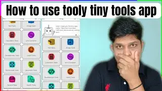 How to Use Tooly Tiny Tools App || Best ai Tools 2025 Free || Tooly Tiny Tools App Kaise Use Kare||