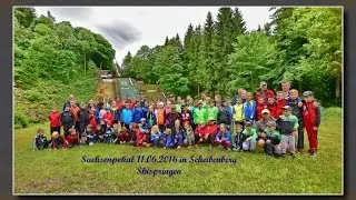 Scheibenberg -Sachsenpokalauftakt Skispringen 2016-06-11 Bericht ErzTV
