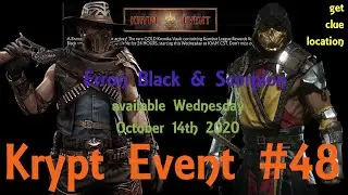 MK11 Krypt Event #48 for Erron Black & Scorpion available Wednesday
