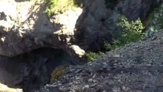 Steep canyon trail