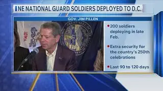 Nebraska National Guard Soldiers Deployed to D.C.