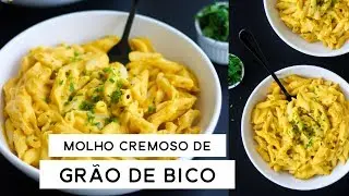 MOLHO CREMOSO DE GRÃO-DE-BICO - vegano, simples e rápido | PLANTTE
