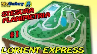 LA FERROVIA DELL'ORIENT EXPRESS HACHETTE-COSTRUZIONE PLASTICO FERROVIARIO #1-STESURA PLANIMETRIA