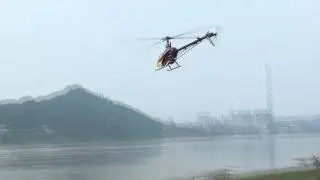 KDS Innova 550E 4th Test flight with Dual Rates on
