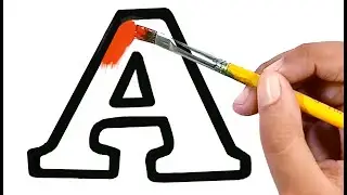 ABC Drawing, Painting and Coloring for Kids & Toddlers | Draw, Paint and Learn