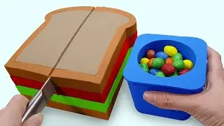 Kinetic Sand Sandwich Cake W Lego Bed Baby Nursery Rhymes Song Toys Kids For Baby