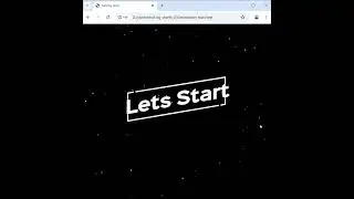 Simple moving stars animation using HTML | CSS | JavaScript