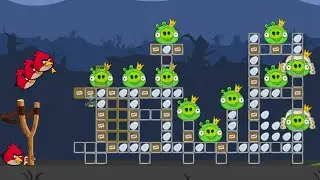 Bad Piggies - SLING SHOT GAME WITH ANGRY BIRDS!