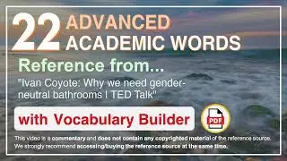 22 Advanced Academic Words Ref from 