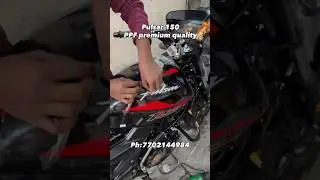 PPF premium protection film..#reelyoutbe #ppfprotection #bikelover #pulsar 150