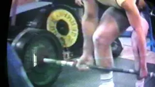 Rudolph Hendriksma Deadlift 235 kilo Powerlifting 1987 te Leeuwarden