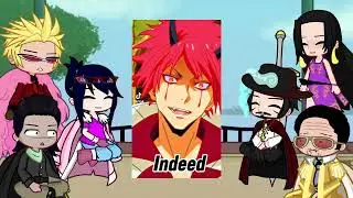 Past marines react to Benimaru | rimuru tempest | Slime | Onepiece | Luffy | Gacha life