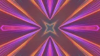 beautiful animation of bright and neon rays. creative animation.