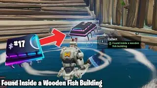Fortnite Fortbyte #17 | Found Inside a Wooden Fish Building