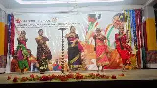 Samriddhi and her group dance presentation @jnvkarimganj