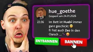 Your SICK unban requests are driving Huebi crazy...