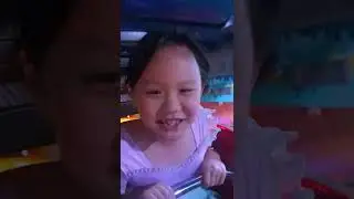 Mirin Plays on the Roller Coaster at YoYoLand Thailand #shorts #funpark #forkids