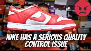 Обзор Nike Dunk Low St. John | Проблемы контроля качества