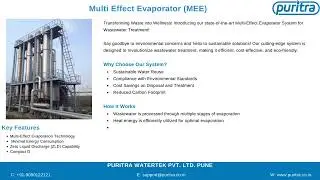 Multi Effect Evaporator (MEE)