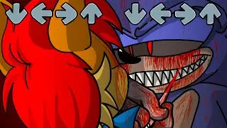 FNF COMPLETE: Sonic EXE Friday Night Funkin' be like KILLS Sonic - FNF